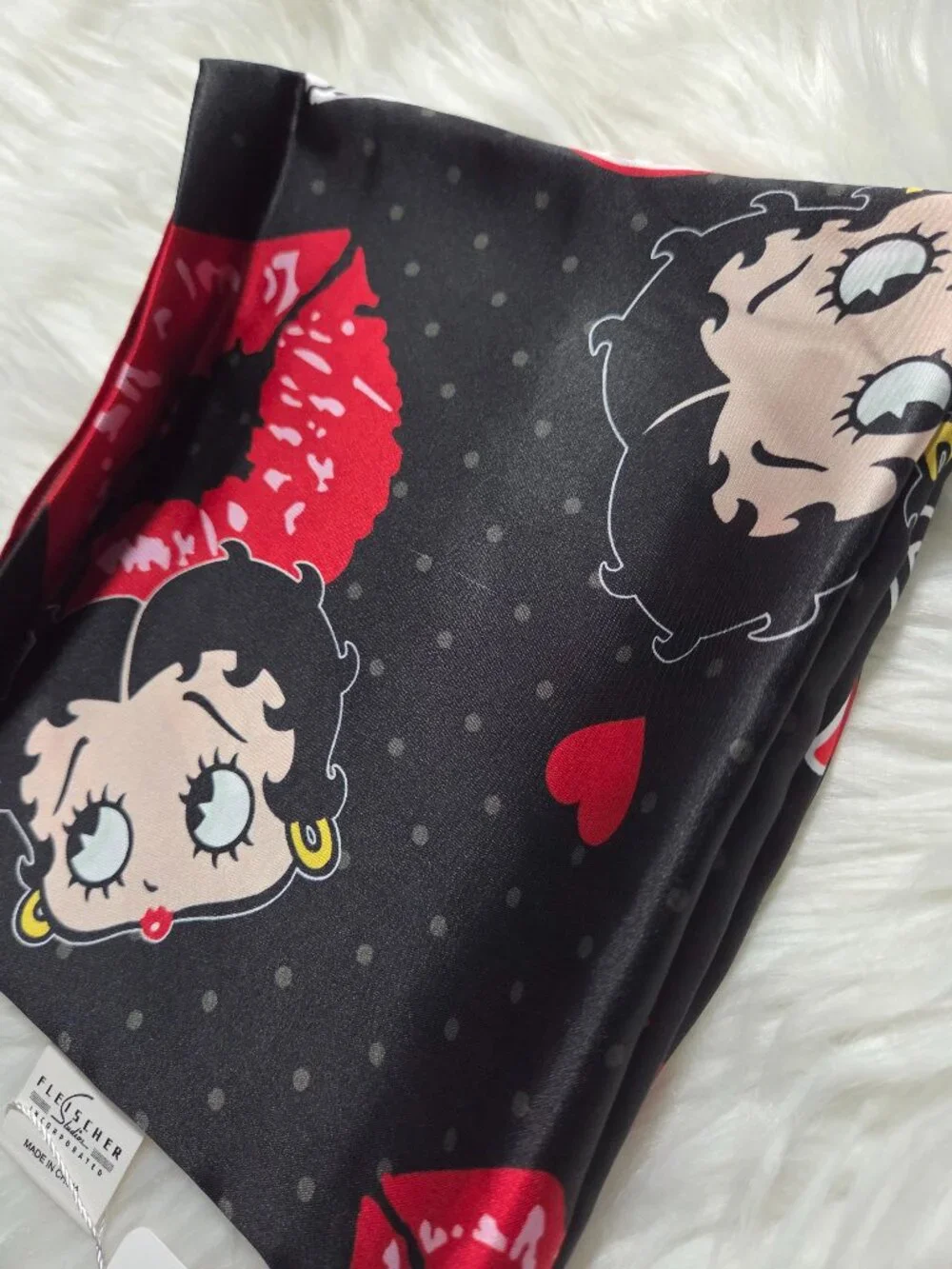 Betty Boop Silky Feel Square Scarf